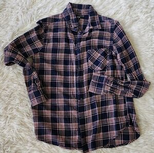 UNIQLO Plaid Button Down